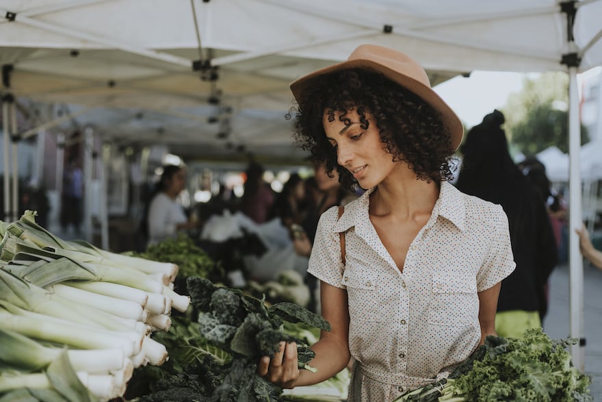 best food for skin kale