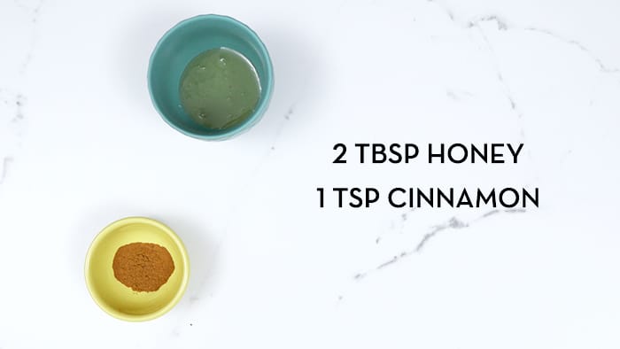 2 Tbsp Honey & 1 Tsp Cinnamon Face Mask Ingredients