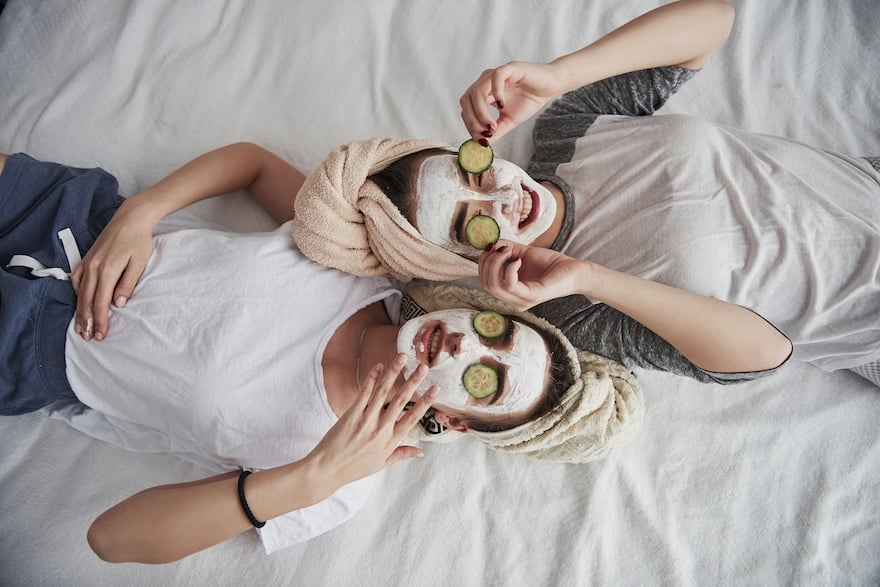 homemade face mask friends