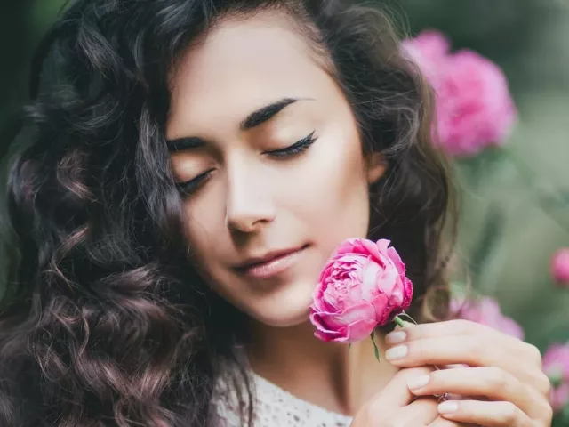 Woman with firm skin demonstrating collagen benefits