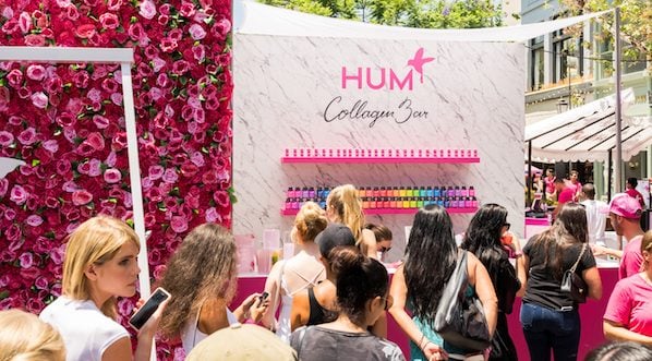 HUM Collagen Bar at HUM Together 2018 at The Grove