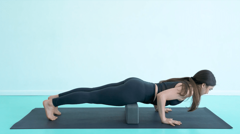 Chaturanga with Blocks - The Wellnest by HUM Nutrition