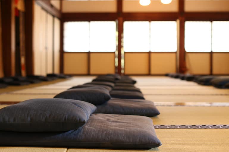 Silent Meditation Retreat Cushions | The Wellnest for HUM Nutrition 