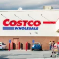 Costco Wholesale storefront and parking lot