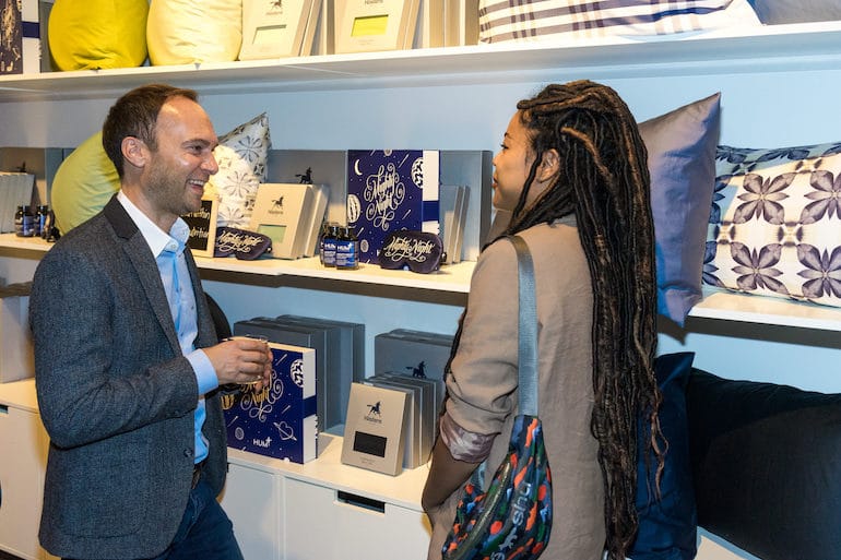 HUM CEO Walter Faulstroh at Mighty Night launch at Hastens