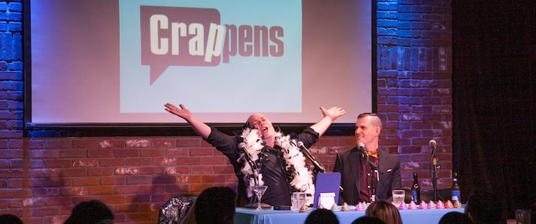 Watch What Crappens live podcast