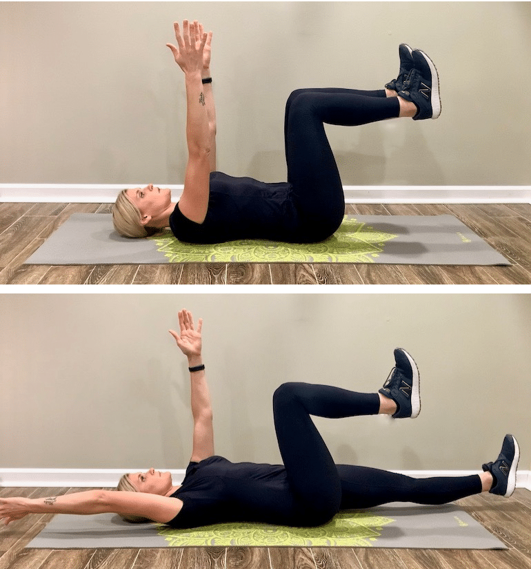 Dead Bug Switch Ab Workout