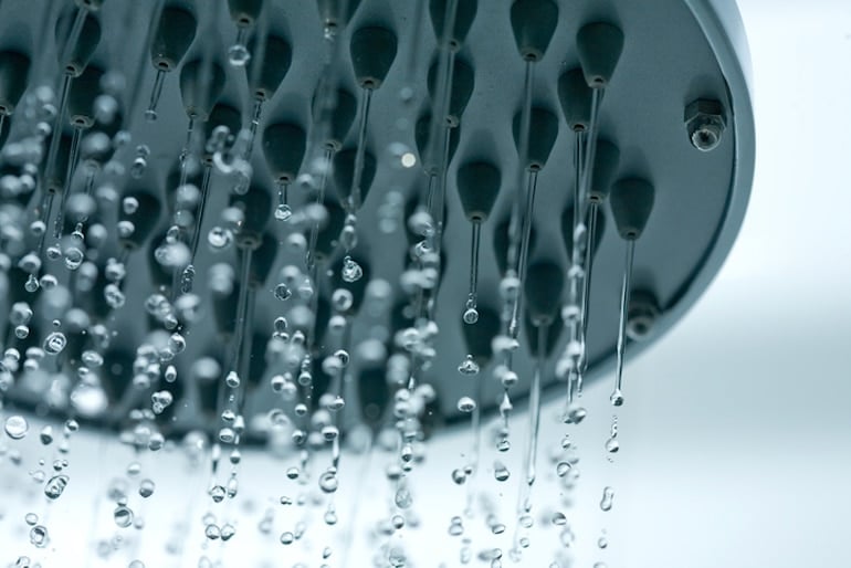 Showerhead to demonstrate cold water therapy