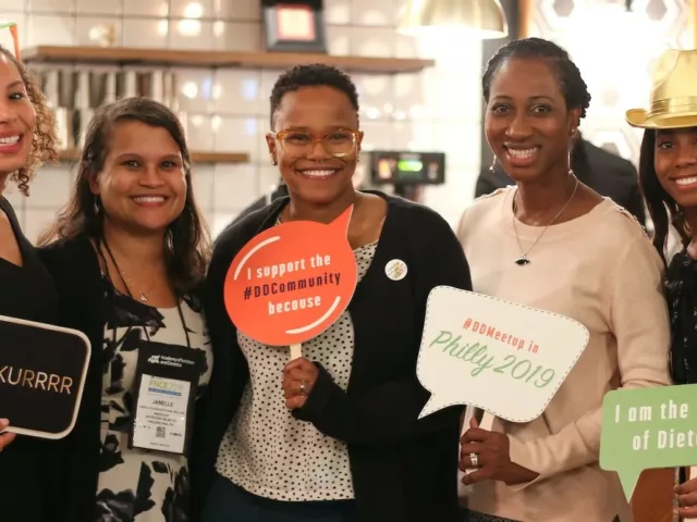 BIPOC aspiring dietitians at Diversify Dietetics event