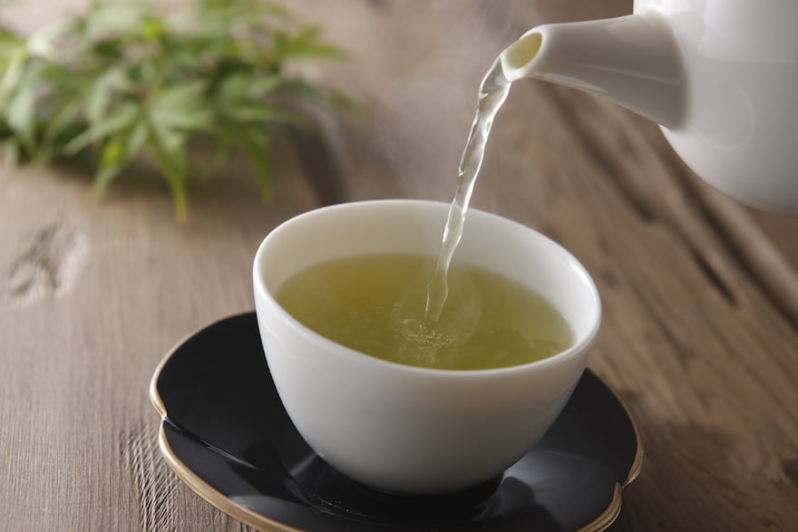 green tea benefits for skin hot tea