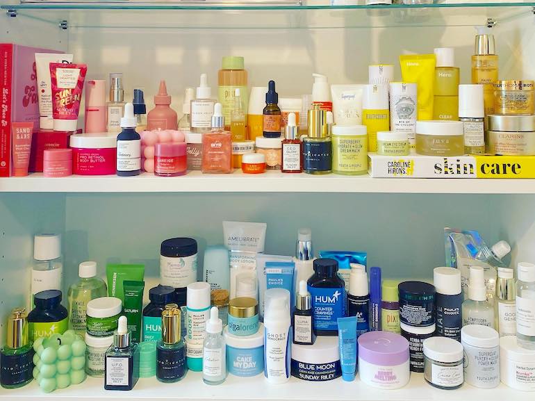 Skincare Shelfie