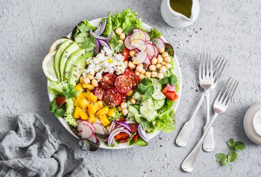 how to eat healthy without cooking salad