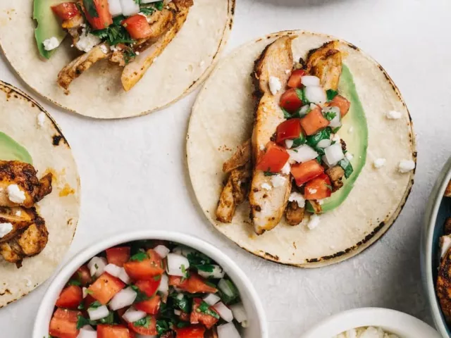 healthy meal ideas chicken tacos