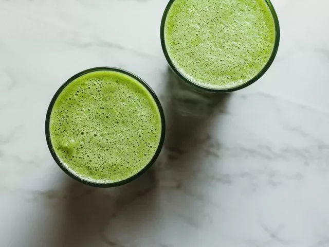 post workout smoothie tropical green