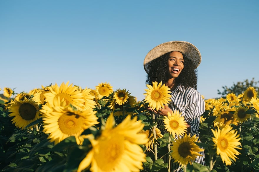 what are affirmations woman smiling