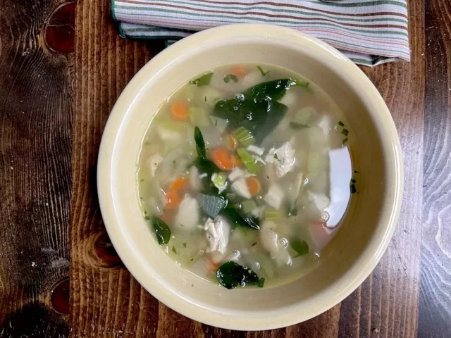 low waste recipes chicken soup