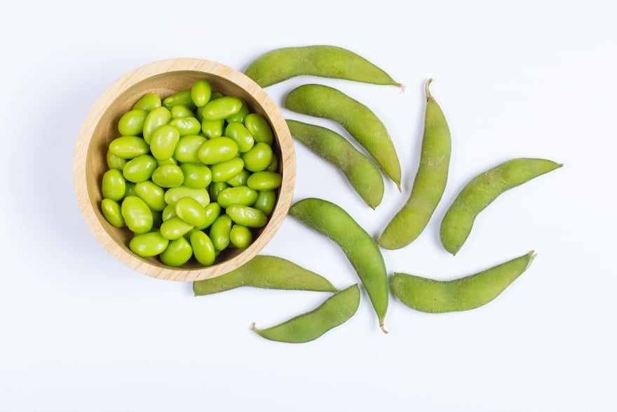 healthy pool snacks edamame