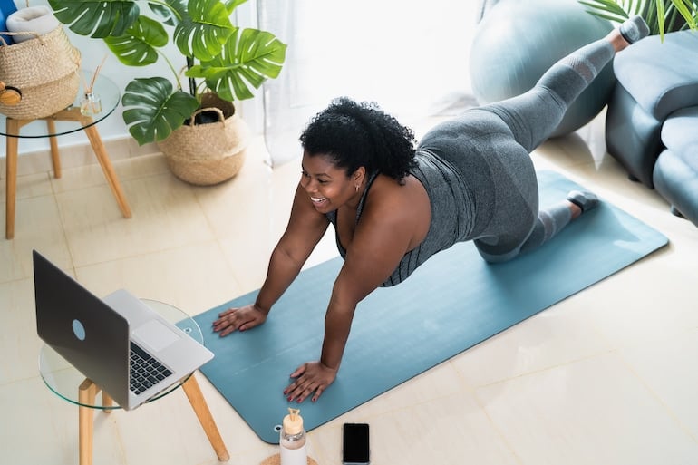 Online Pilates class