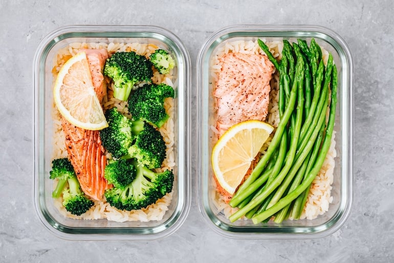 salmon bowls