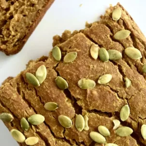 healthy pumpkin protein bread