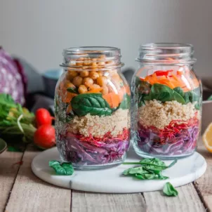 mason jar salads