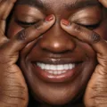 gut and oral health woman smiling