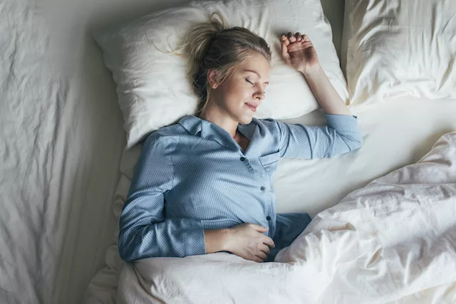 woman sleeping