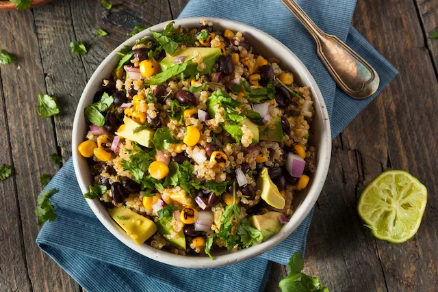 quinoa and veggies