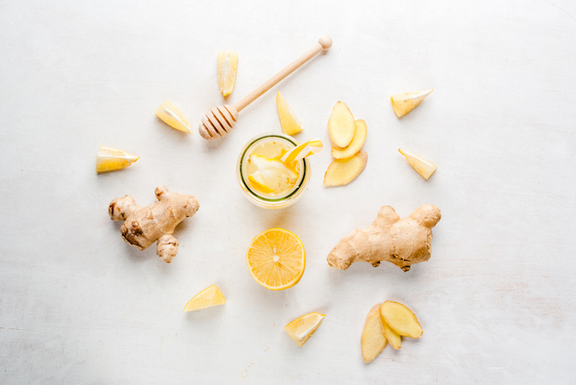 dry and patchy skin hydrating drink of ginger.