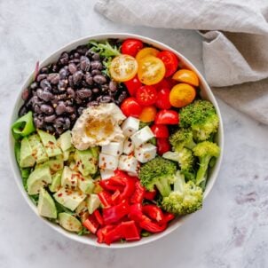 high-fiber meals